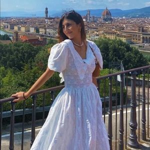 Zara Voluminous Midi Dress